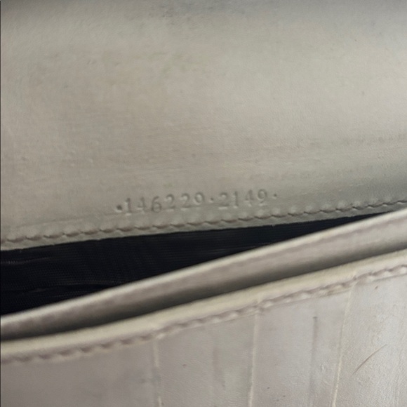 Gucci Cream Guccissima Leather Flap Continental Wallet - Picture 6 of 6